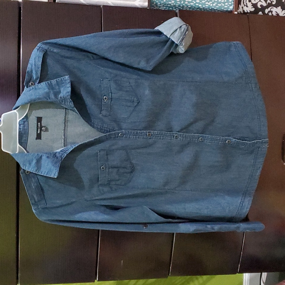 Dark blue Jean shit